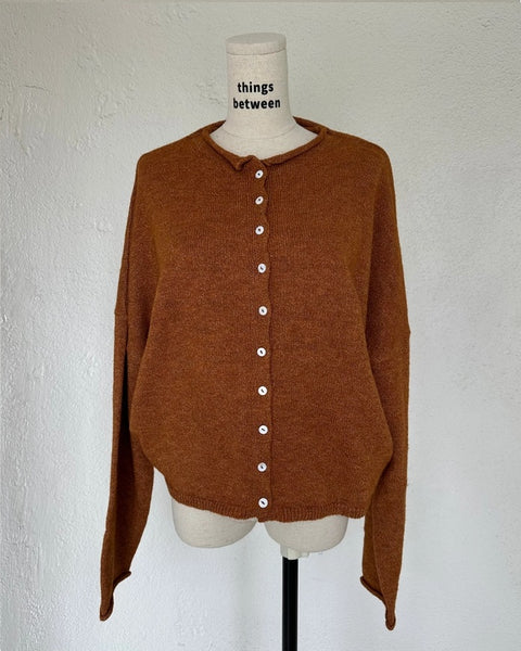 Piper Cardigan - Rust