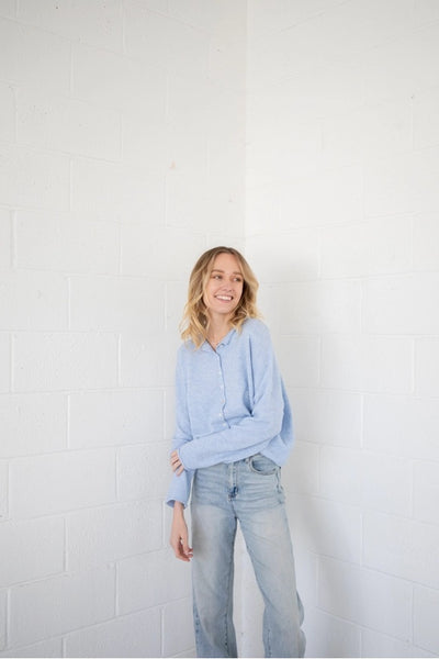Piper Cardigan - Sky Blue