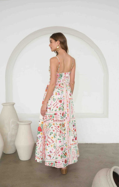 Prime Summer Print Midi Dress - Multi