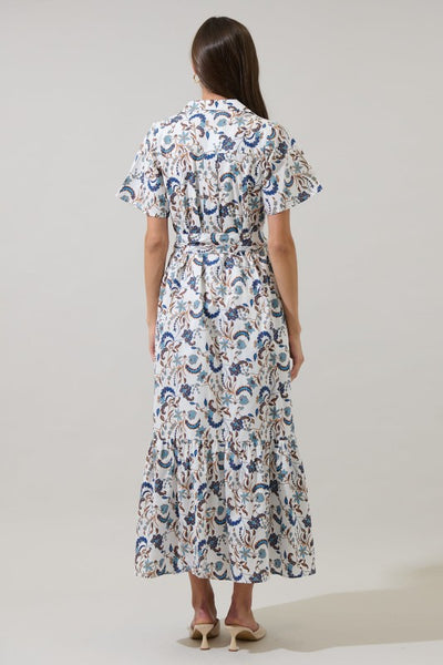 Ralston Floral Maxi Dress - Ivory