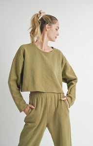 Relaxed Stay Crewneck Knit - Green