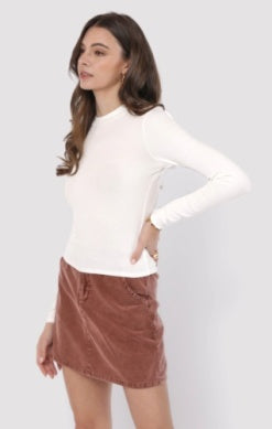 Ronan Creneck Top - White
