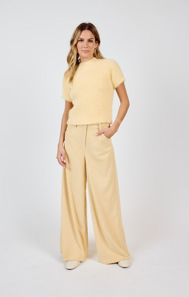 Rudy Ribbed Sweater - Yellow