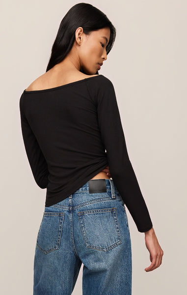 Sabrina Top - Black