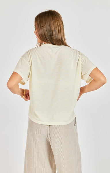 Sand Toys V Neck Tee - Oatmeal