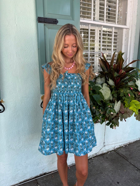 Saylor Mini Dress - Blue