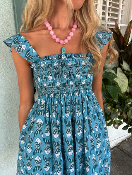 Saylor Mini Dress - Blue