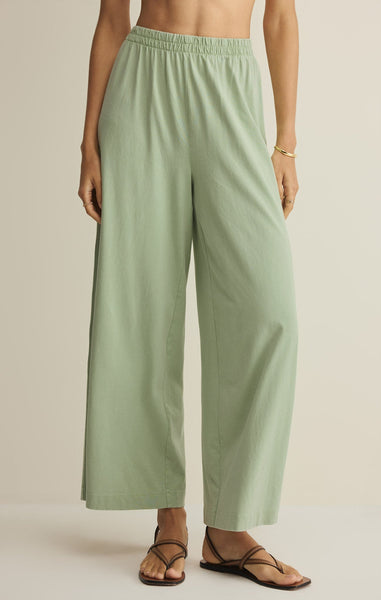 Scout Jersey Crop Flare Pant - Green