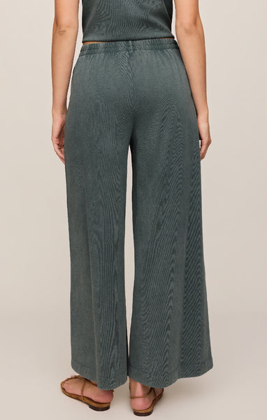 Scout Jersey Crop Flare Pant - Teal