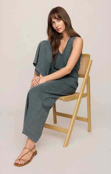 Scout Jersey Crop Flare Pant - Teal