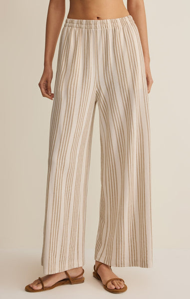 Scout Striped Pant - Ivory