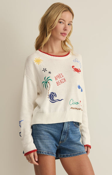 Seas The Day Sienna Sweater - Multi