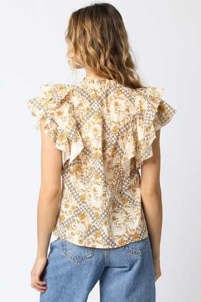 Senna Ruffled Shirt - Multi