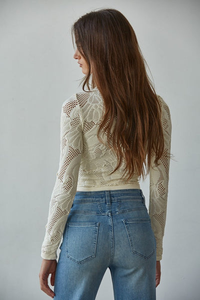 Serafina Lace L/S - Ivory