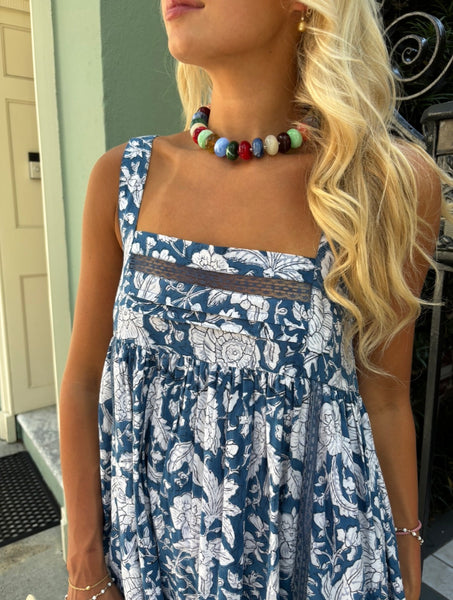Shem Maxi Dress - Blue