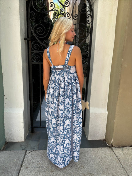 Shem Maxi Dress - Blue