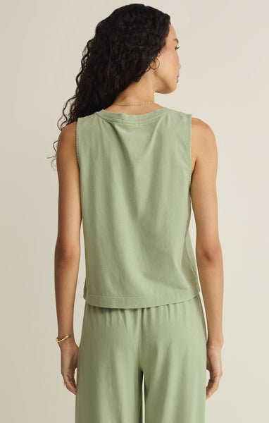 Sloane V-Neck Top - Green
