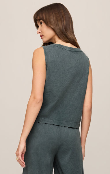 Sloane V-Neck Top - Teal