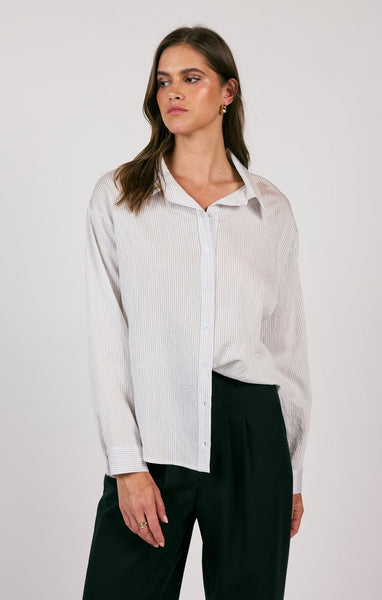 Soft Soul Button Down - Black and White