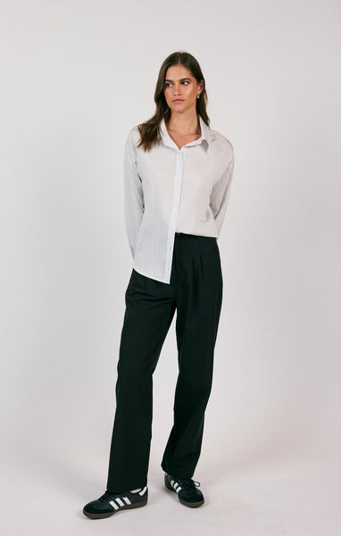 Soft Soul Button Down - Black and White