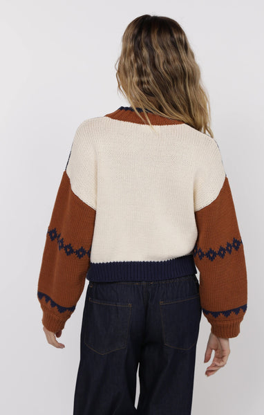 Sweet Rose Knit Jacket - Multi