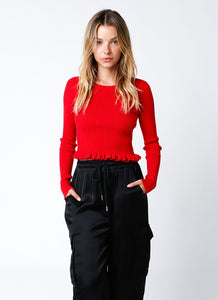 Sylvia Sweater - Red