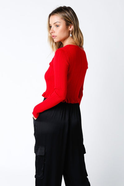 Sylvia Sweater - Red