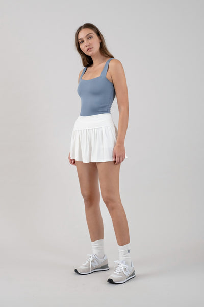 Tennis Mini Skort - White