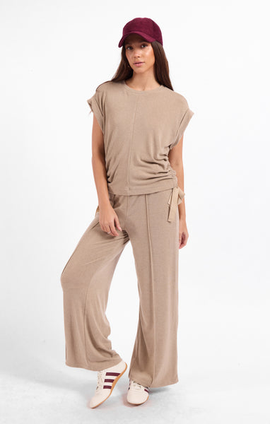 Tommy Knit Pull On Pant - Taupe