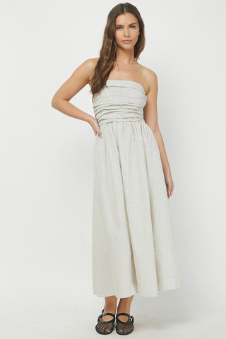 Tube Striped Maxi - Taupe