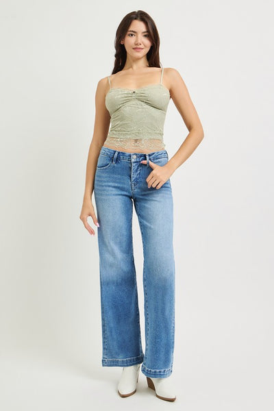 Tummy Control Midrise Wide Leg - Medium
