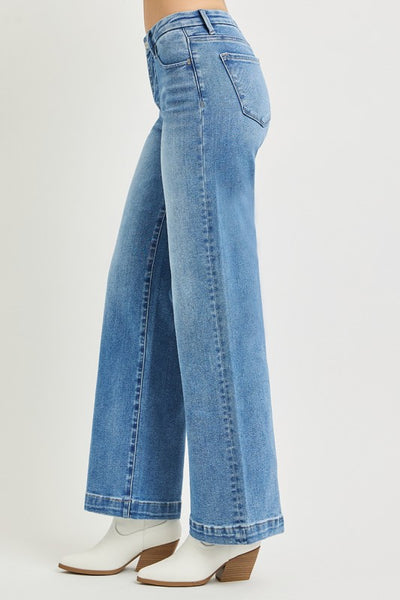 Tummy Control Midrise Wide Leg - Medium