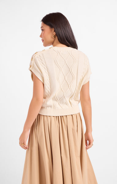 Typewriter Sweater - Ivory