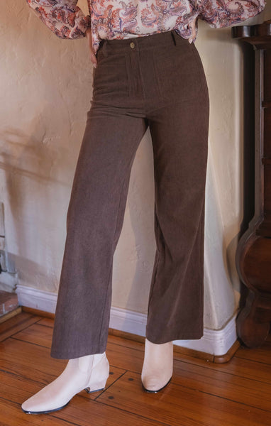 Vineyards Corduroy Pants - Brown