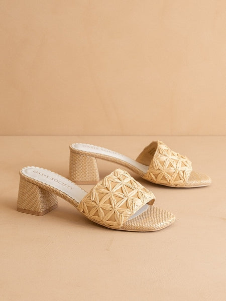 Winona Block Heel - Natural