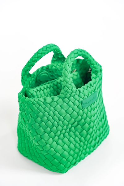 Woven Mini Tote - Green