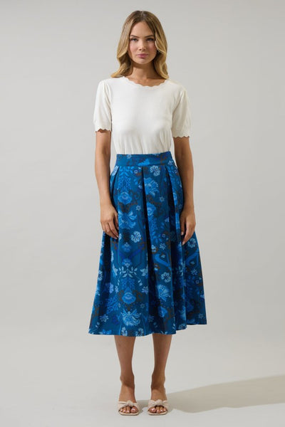 Yvette Short Sleeve Sweater - White